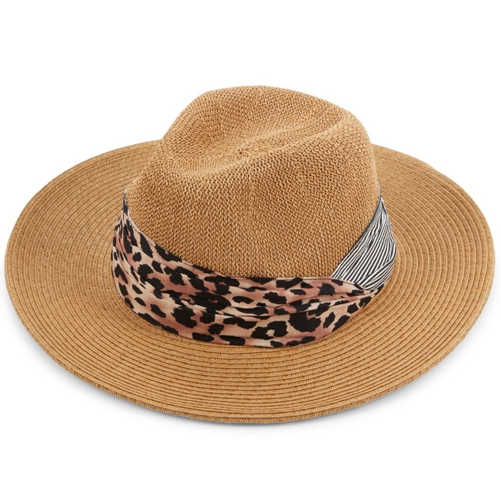 San Diego Hat Company Woven Fedora NWT